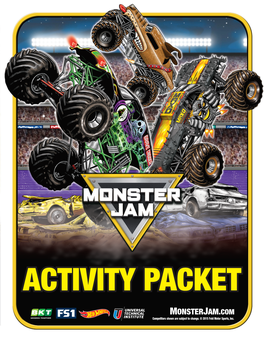 Monster Jam Activity Packet