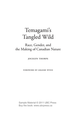 Temagami's Tangled Wild