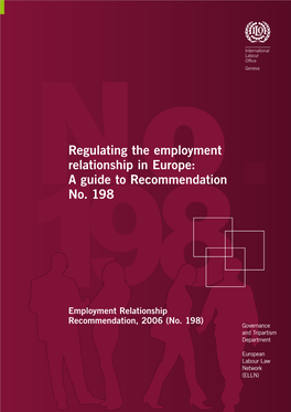 Regulating the Employment Relationship in Europe: a Guide to Recommendation No