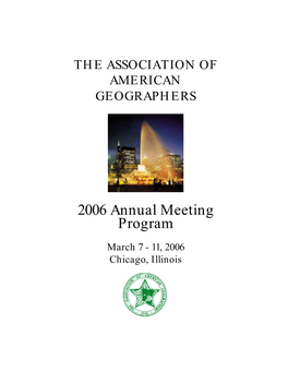2006 Annual Meeting Program