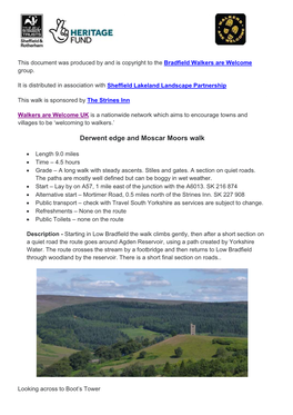 Derwent Edge and Moscar Moors Walk