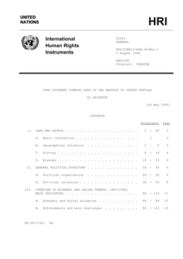 International Human Rights Instruments