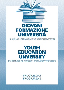 Giovani Formazione Università Youth Education