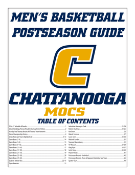 Men's Basketball Postseason Guide