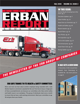 Erban Report Fall 2010.Indd