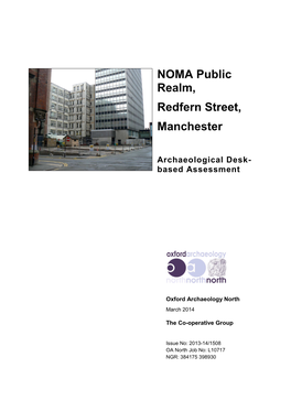 NOMA Public Realm, Redfern Street, Manchester