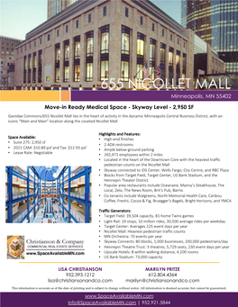 Template Brochure 655 Nicollet Mall