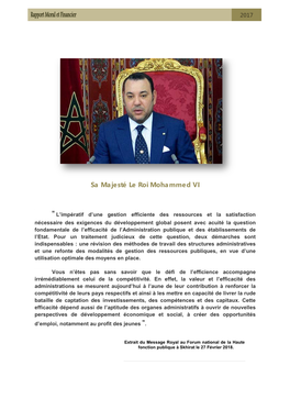 Sa Majesté Le Roi Mohammed VI -.:( Agence Urbaine De Settat