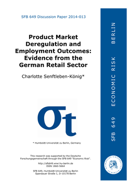 Evidence from the German Retail Sector∗