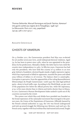 Ghost of Kamerun