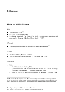 Bibliography