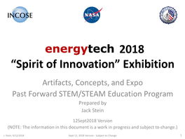 Spirit of Innovation Exhibit