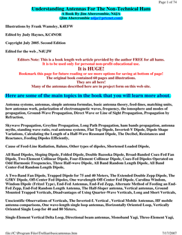 Understanding Antennas for the Non-Technical Ham It Is HUGE! Here