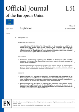 Official Journal L 51 of the European Union