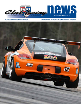 PCA CLUB RACING NEWSLETTER SPONSORED by PORSCHE CARS NORTH AMERICA Northstar Suit 1Pg Color Layout 1 2/14/13 2:08 PM Page 1