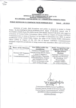{Src.Fr.Fu) I I C Omrnis Sioner{Cn-{Ffi Centr4 Ta X(B*A-M1 - ), Howrah Central Goods & Seiwices Tax and Centra-L Excise Commissionerate, Kolkata