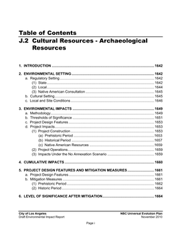 Archaeological Resources