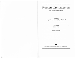 Roman Civilization