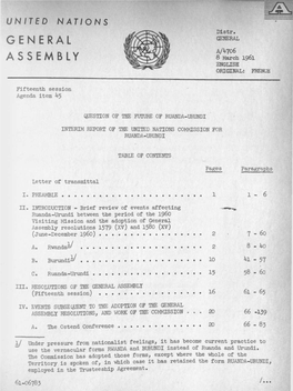 General Assembly Resolutions 1579 (XV) and 1580 (XV) (June-December I960) 2 » 