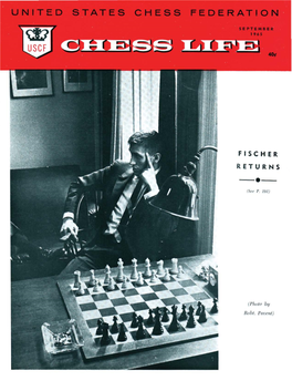 Chess Federation As We Go to Press