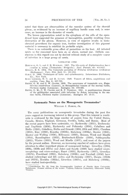 14 PROCEEDINGS of the [VOL. 26. No. 1 Noted That There Are