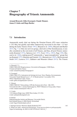 Biogeography of Triassic Ammonoids