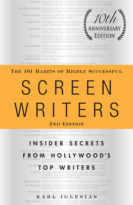 The 101 Habits of Highly Successful Screenwriters