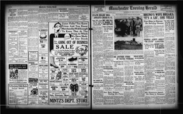 GOING out of BUSINESS Speedy Consideration of the Pro­ Another Brother, and Harry Hocker, "I Want That in The'record,” At­ ■\Pprox.-L Ih