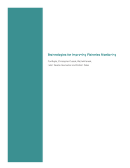 Technologies for Improving Fisheries Monitoring