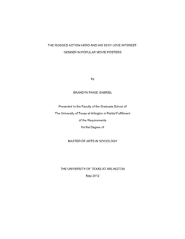 University of Texas at Arlington Dissertation Template