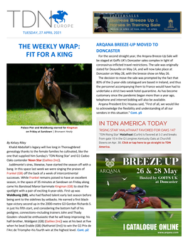 The Weekly Wrap: Fit for a King