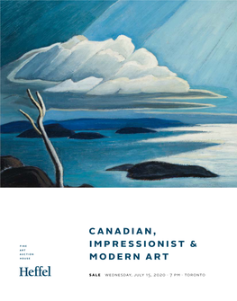 Canadian, Impressionist & Modern