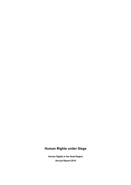 Human Rights Under Siege