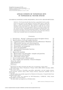 Linear Subsets of Nonlinear Sets in Topological Vector Spaces