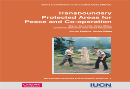 Transboundary Protected Areas for Peace and Co-Operation