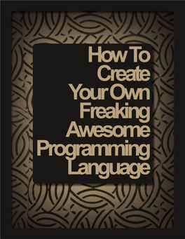 Create Your Own Programming Language.Pdf