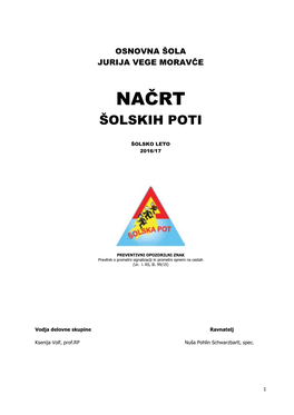 Načrt Šolskih Poti