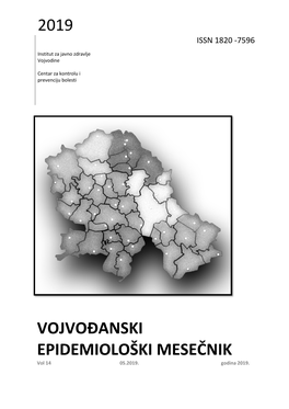 2019 Vojvođanski Epidemiološki Mesečnik