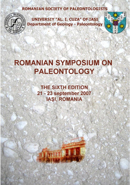 Romanian Symposium on Paleontology the Sixth