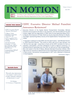 CDTC Executive Director Michael Franchini Announces Retirement!
