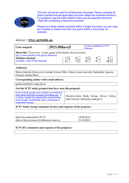 Complete Sections As Applicable