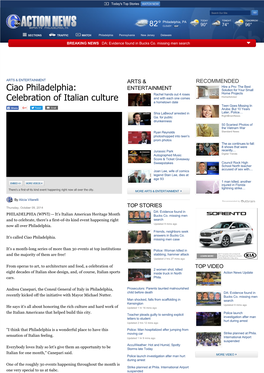 Ciao, Philadelphia: Celebration of Italian Culture | 6Abc.Com