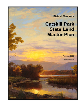 Catskill Park State Land Master Plan (PDF)