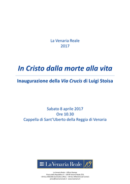 In Cristo Dalla Morte Alla Vita