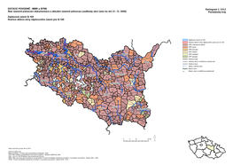 DOTACE POVODNĚ - MMR a SFRB Kartogram Č