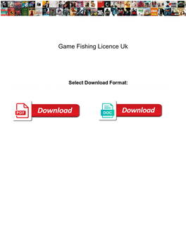 Game Fishing Licence Uk