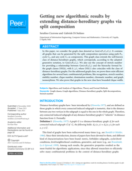 Getting New Algorithmic Results by Extending Distance-Hereditary Graphs Via Split Composition