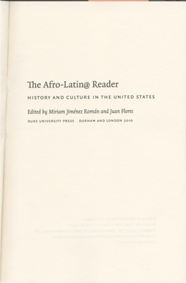 The Afro-Latin® Reader