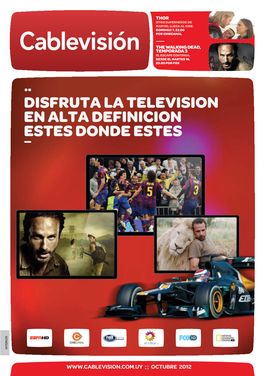 Disfruta La Television En Alta Definicion Estes Donde Estes