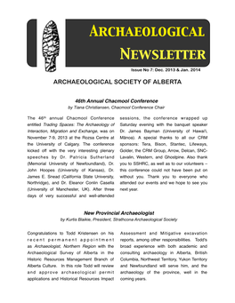 2014 Newsletters